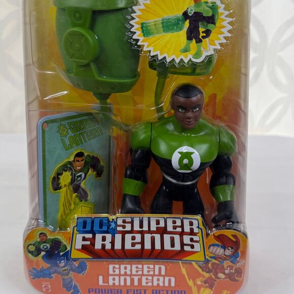 5 for $25| DC Super Friends Power Fist Green Lantern John Stewart 2007 - Picture 2 of 6